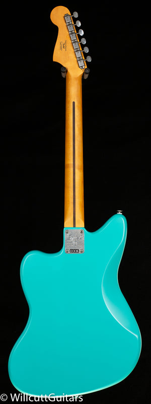 Squier 40th Anniversary Jazzmaster Vintage Edition Maple Fingerboard, Gold Anodized Pickguard, Satin Sea Foam Green (610)