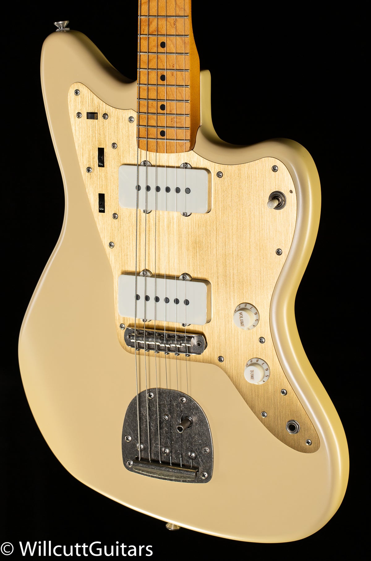 Squier 40th Anniversary Jazzmaster Vintage Edition Maple Fingerboard Satin Desert Sand (886)