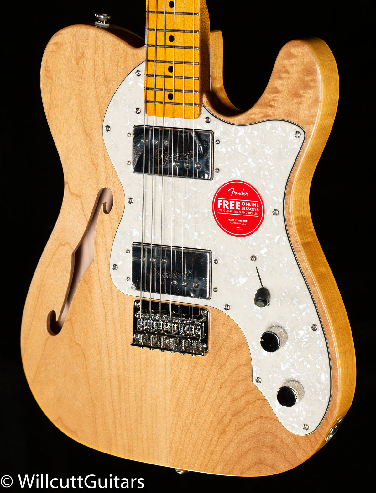Squier Classic Vibe '70s Telecaster Thinline, Maple Fingerboard, Natural