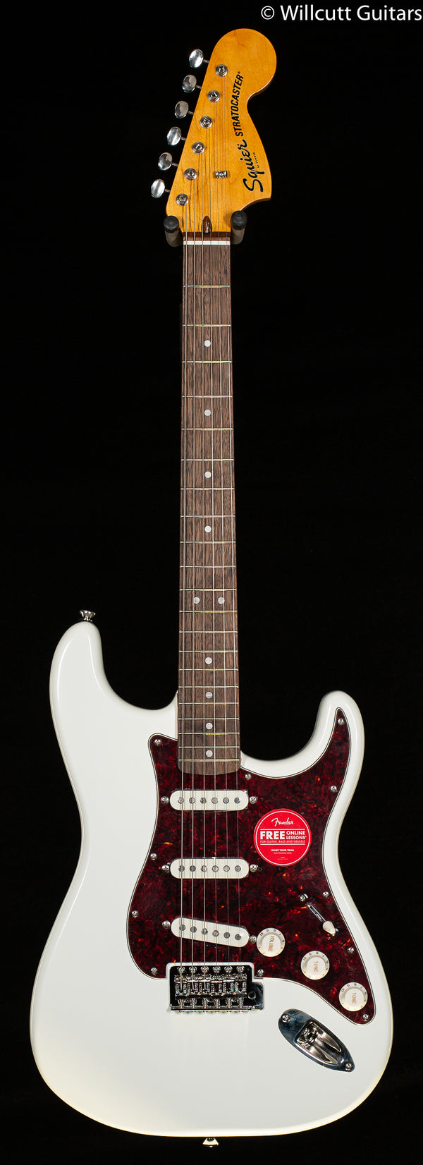 Squier Squier Classic Vibe '70s Stratocaster LRL Laurel Fingerboard Olympic  White - Fuller's Guitar