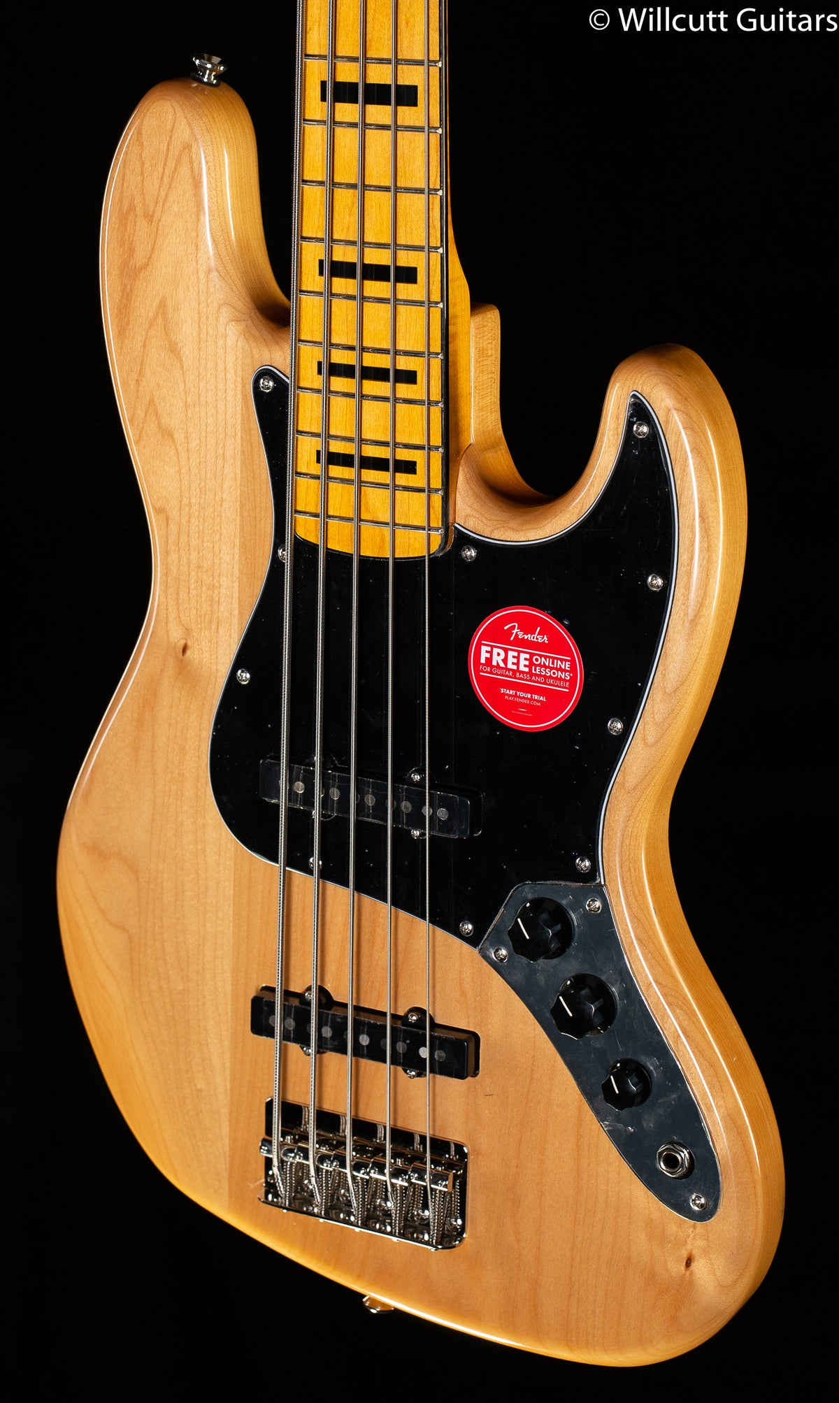 Squier Classic Vibe &#39;70s Jazz Bass Natural Bass Guitar (364)