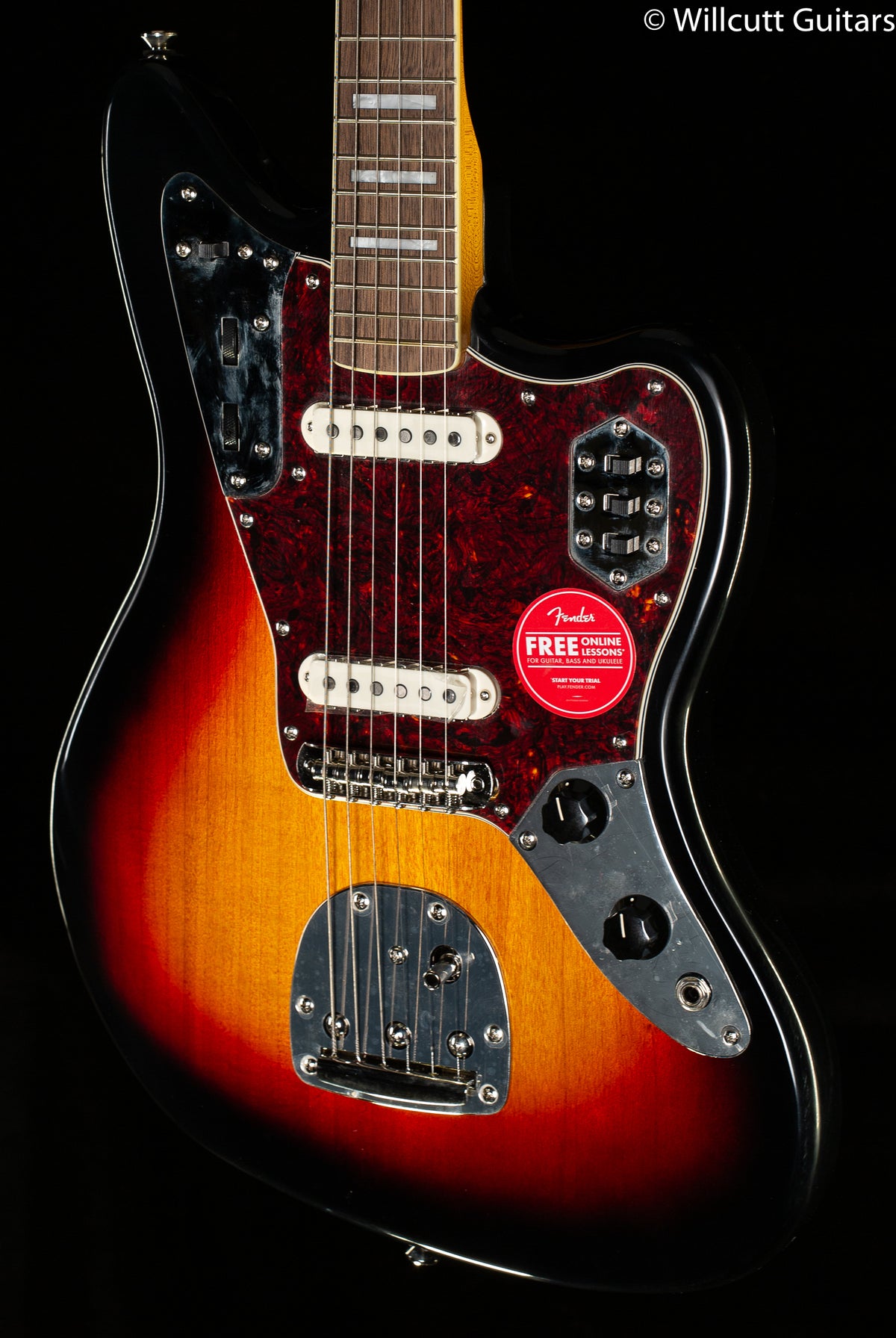 Squier Classic Vibe '70s Jaguar 3-Tone Sunburst (924)