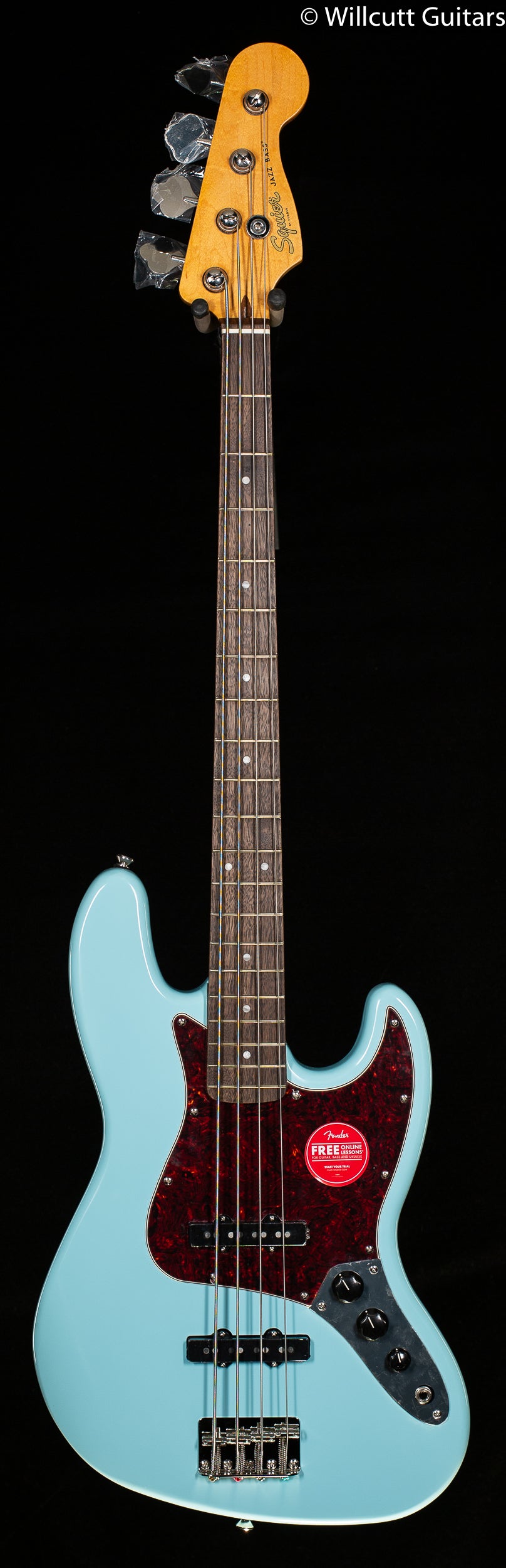 Squier Classic Vibe '60s Jazz Bass Daphne Blue Bass Guitar