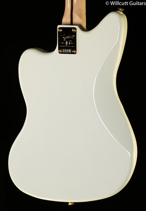 Squier 40th Anniversary Jazzmaster Gold Edition Laurel Fingerboard Gold Anodized Pickguard Olympic White