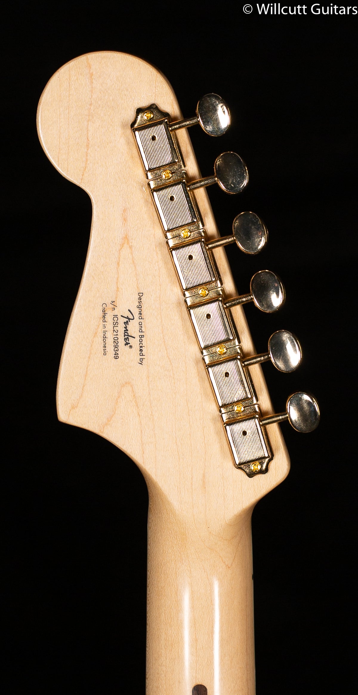 Squier 40th Anniversary Jazzmaster Gold Edition Laurel Fingerboard Gold Anodized Pickguard Olympic White