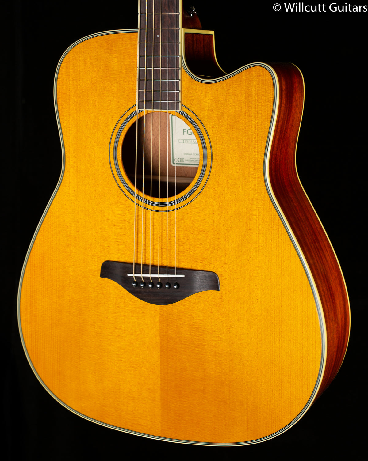 Yamaha FGC TransAcoustic Vintage Tint (640)