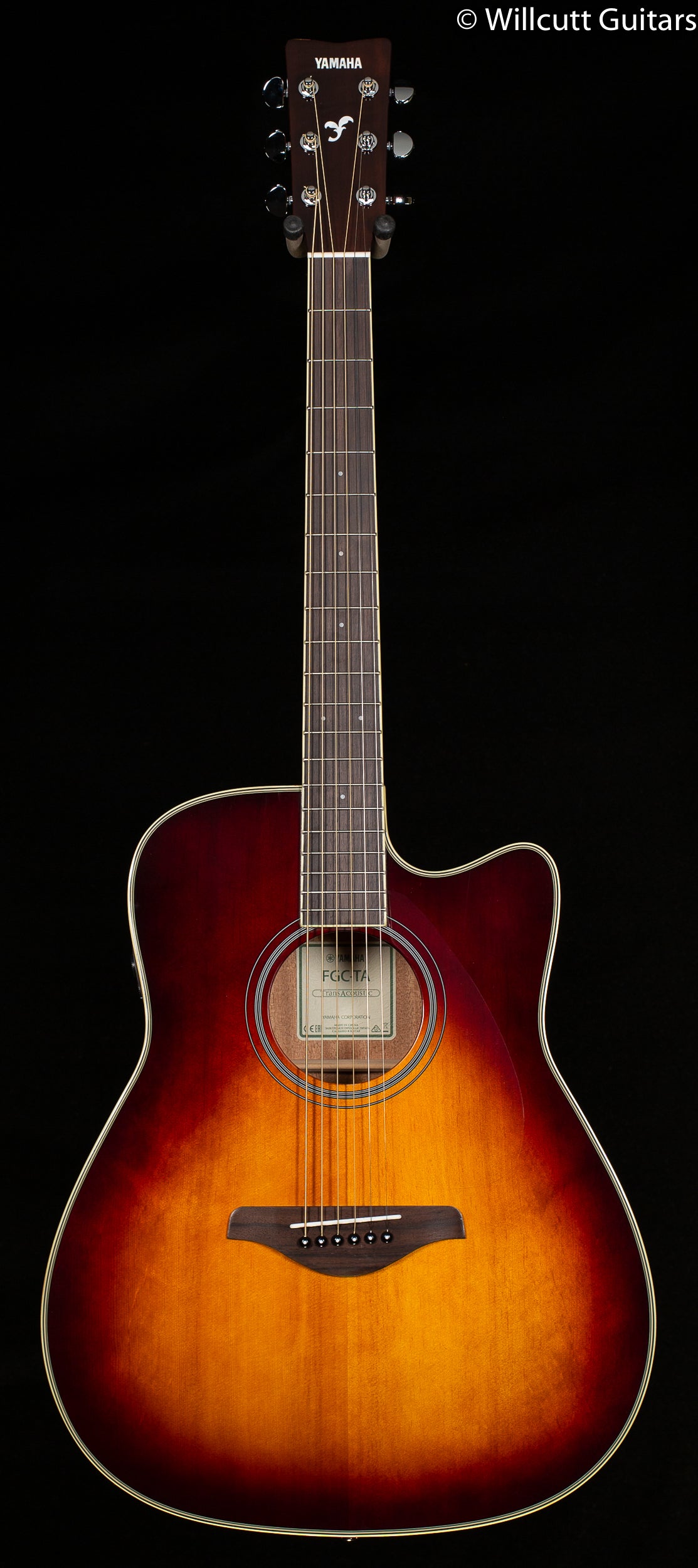 Yamaha FGC-TA TransAcoustic Brown Sunburst (771)