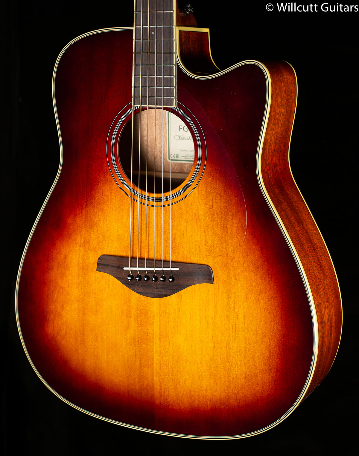 Yamaha FGC-TA TransAcoustic Brown Sunburst (771)