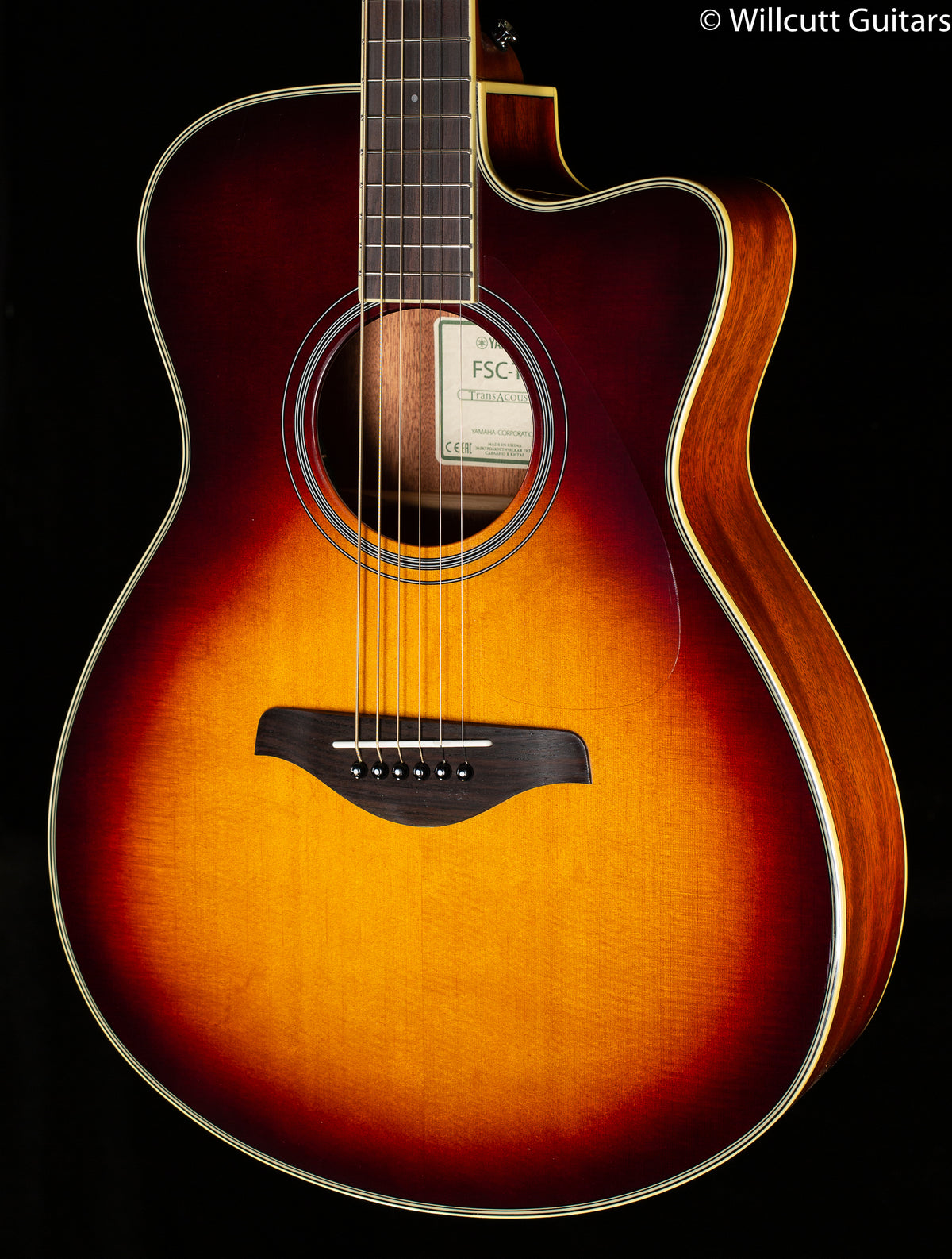 Yamaha FSC-TA Transacoustic Brown Sunburst (699)
