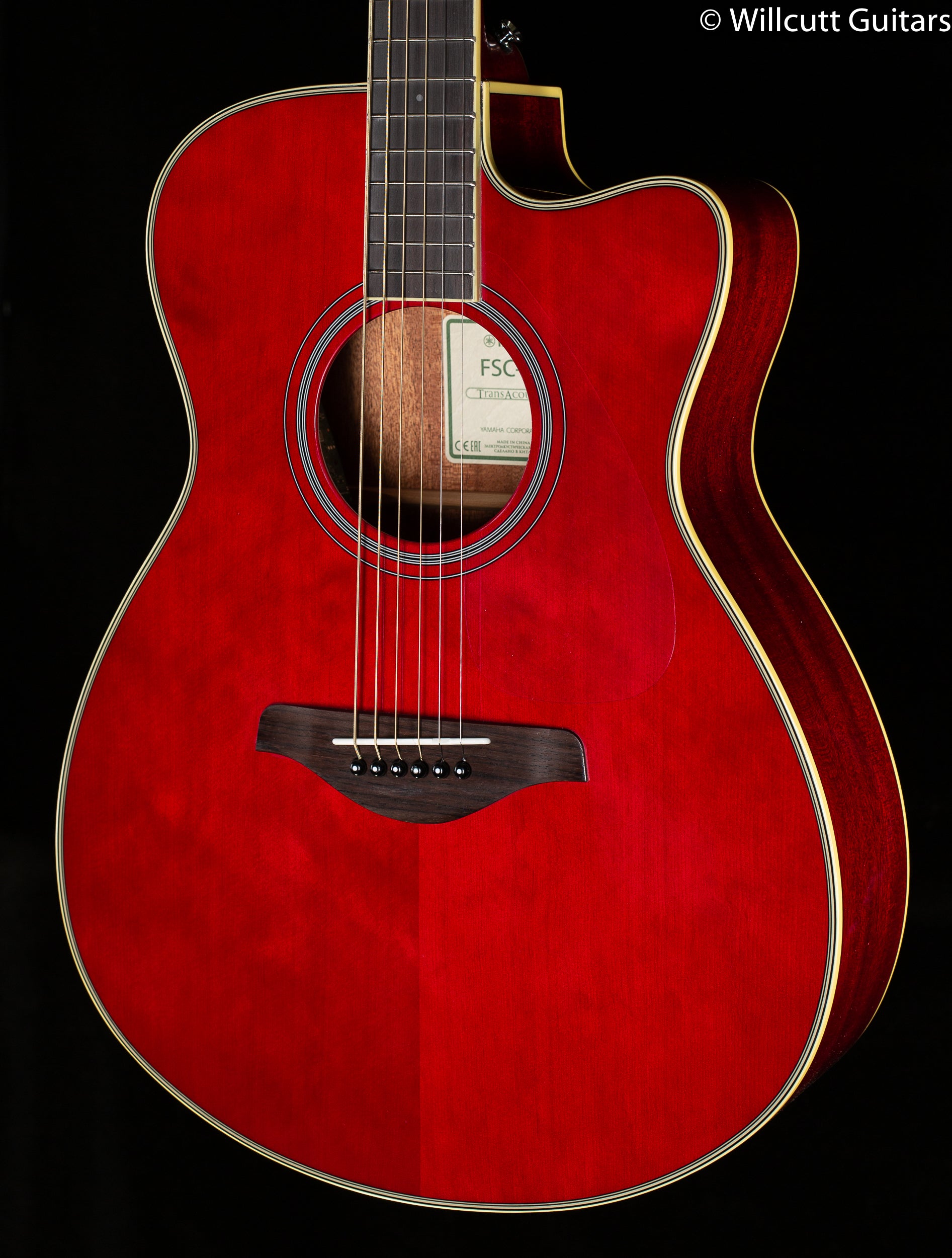 経典 Red Ruby TransAcoustic FSC Yamaha - Guitars Willcutt ギター