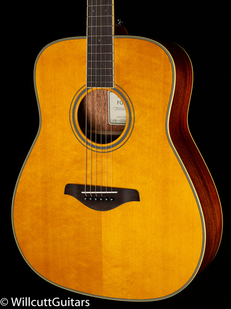 Yamaha FG-TA TransAcoustic Vintage Tint (211) - Willcutt Guitars