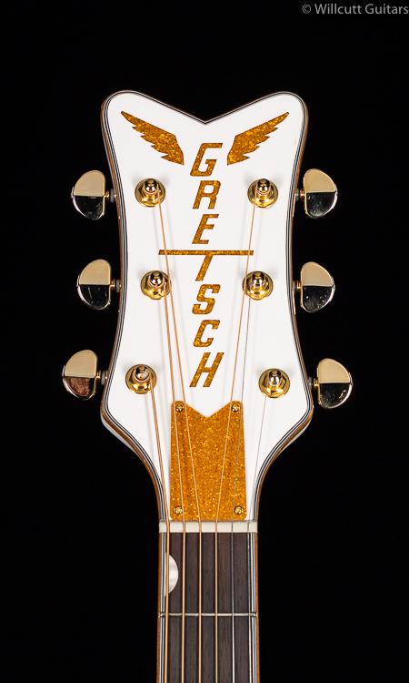 Gretsch G5022CWFE White Falcon Rancher Jumbo Cutaway Electric (793)