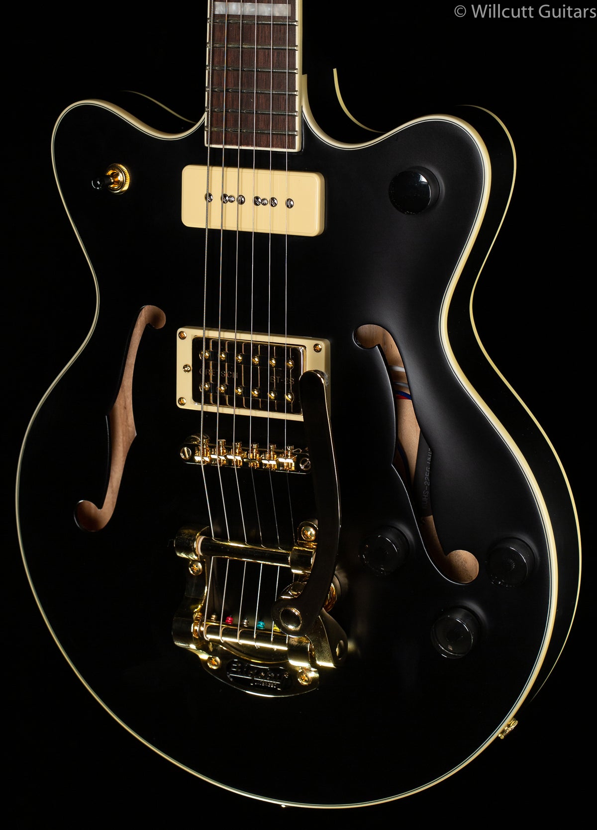 Gretsch G2655TG-P90 Limited Edition StreamlinerCenter Block Jr. with Bigsby Laurel Fingerboard Matte Black