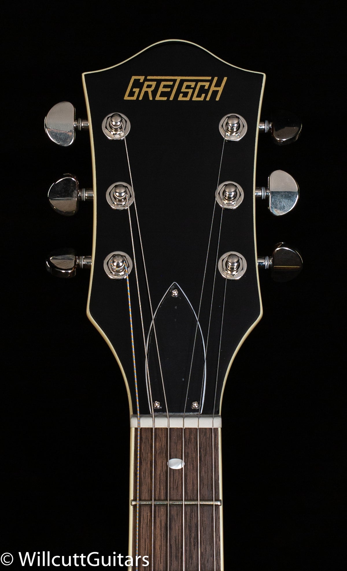 Gretsch G2655T-P90 Streamliner Center Block Jr. Double-Cut P90 with Bigsby  Two-Tone Mint Metallic and Vintage Mahogany Stain