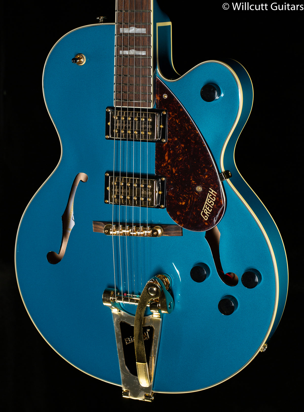 Gretsch G2410TG Streamliner Hollow Body Single-Cut Bigsby Laurel Fingerboard Ocean Turquoise (096)