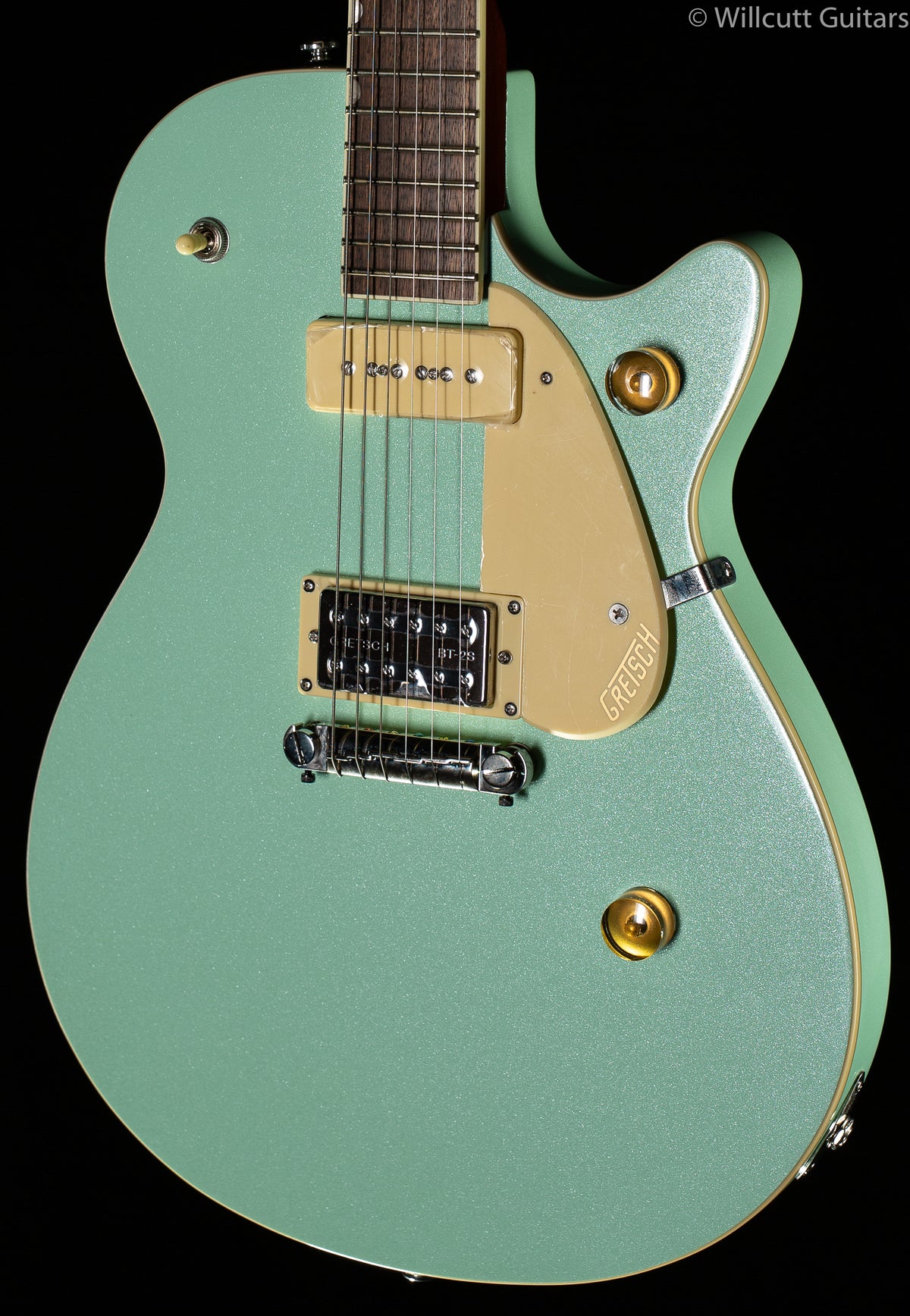 Gretsch G2215-P90 Streamliner Junior Jet Club Mint Metallic Laurel Fingerboard