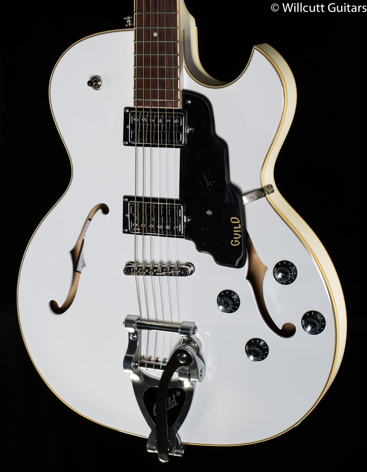 Guild Starfire I SC w/Guild Vibrato Tailpiece Snowcrest White (414) -  Willcutt Guitars