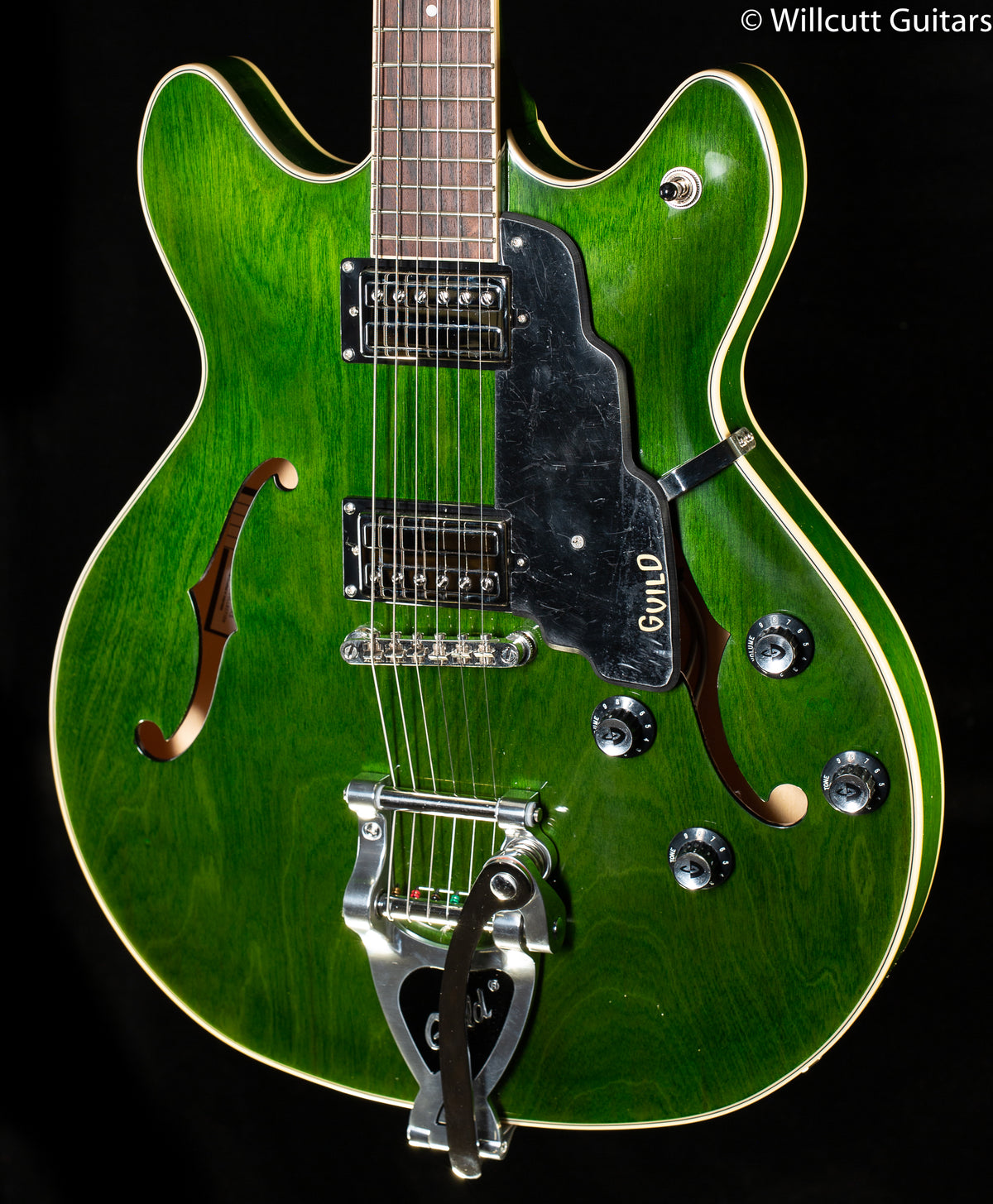 Guild Starfire I DC w/Guild Vibrato Tailpiece Emerald Green (434)