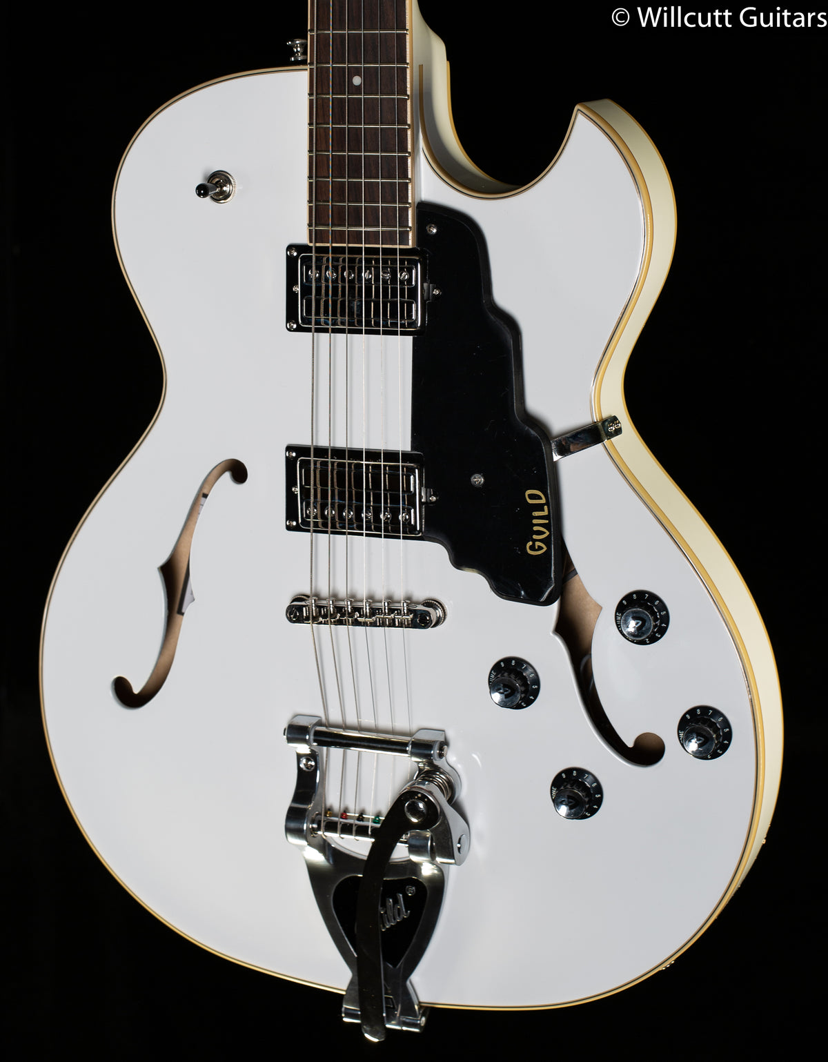 Guild Starfire I SC Guild Vibrato Tailpiece Snowcrest White (332)