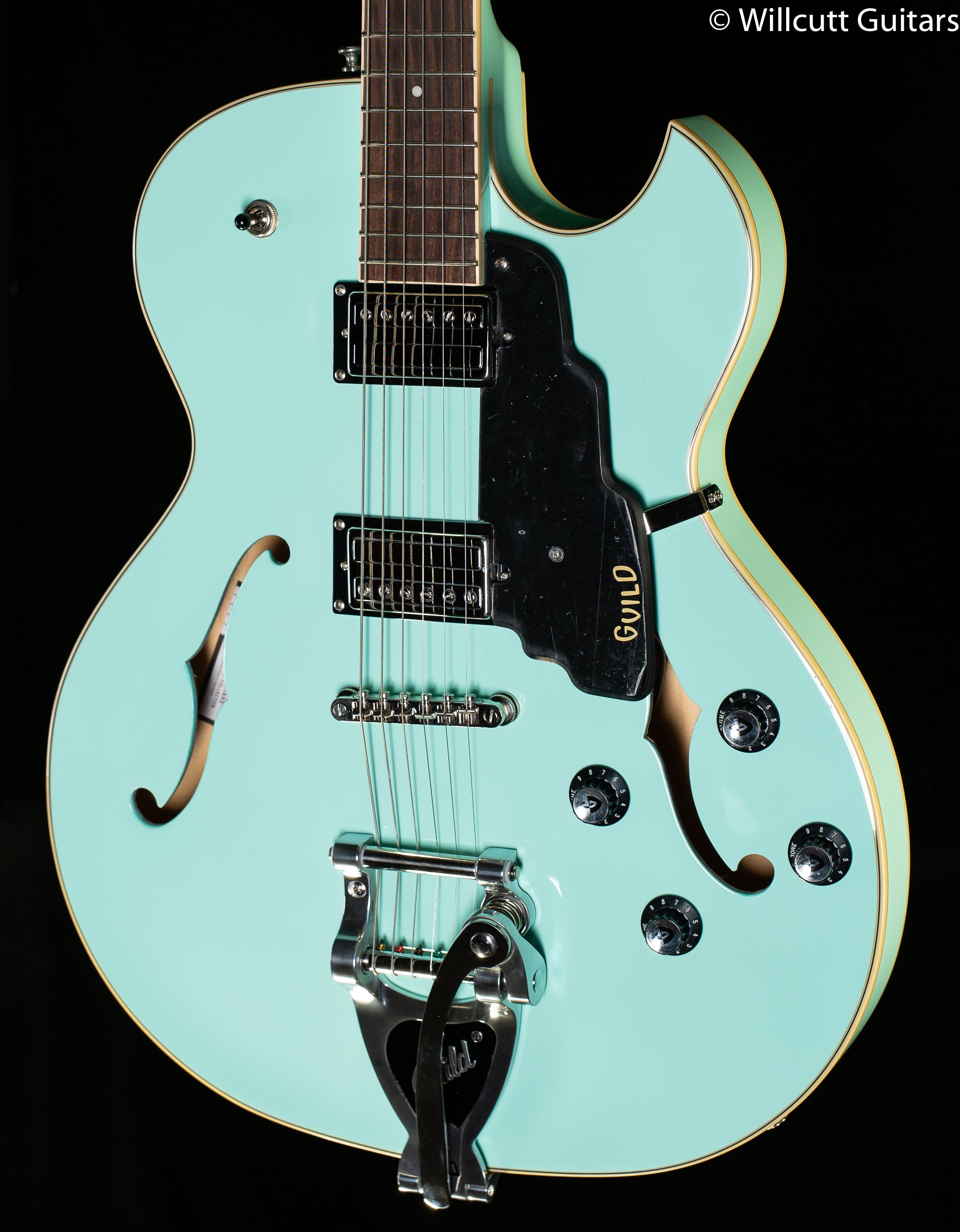 Guild Starfire I SC Guild Vibrato Tailpiece Seafoam Green