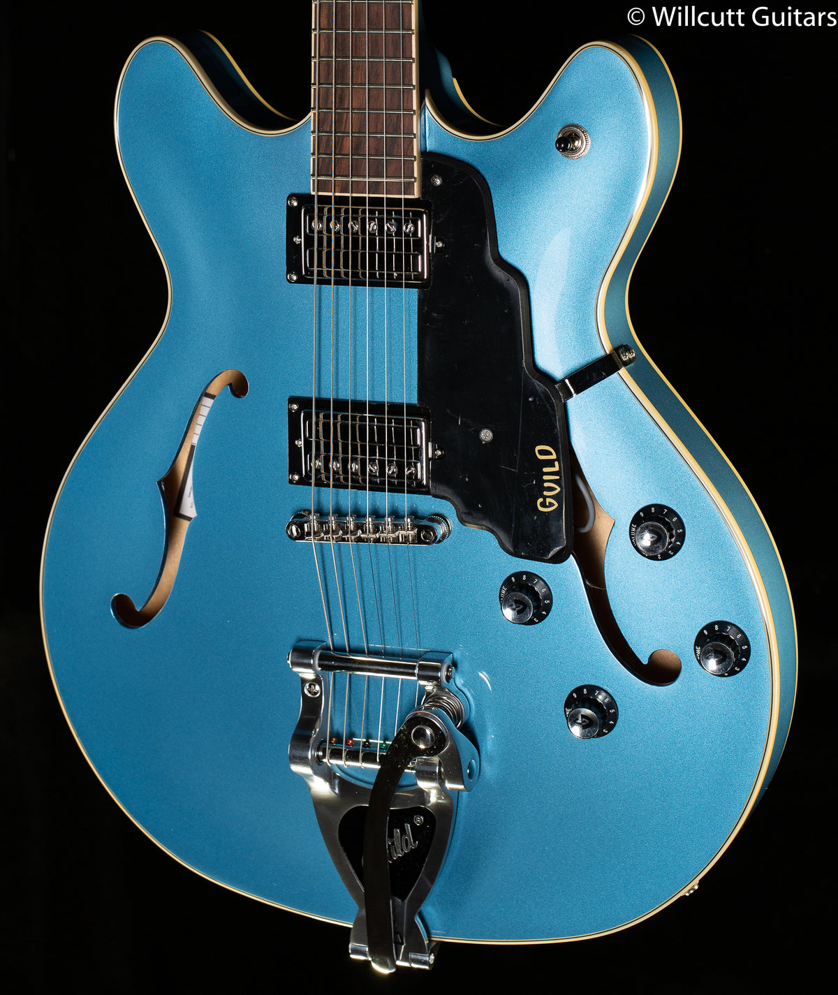 Guild Starfire I DC Guild Vibrato Tailpiece Pelham Blue (434)