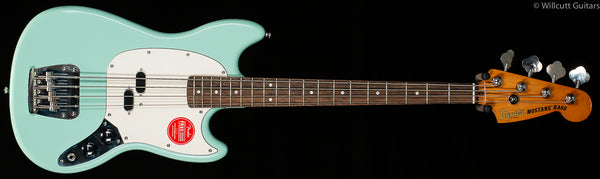 Squier Classic Vibe 60s Mustang Bass Surf Green Bass Guitar (098