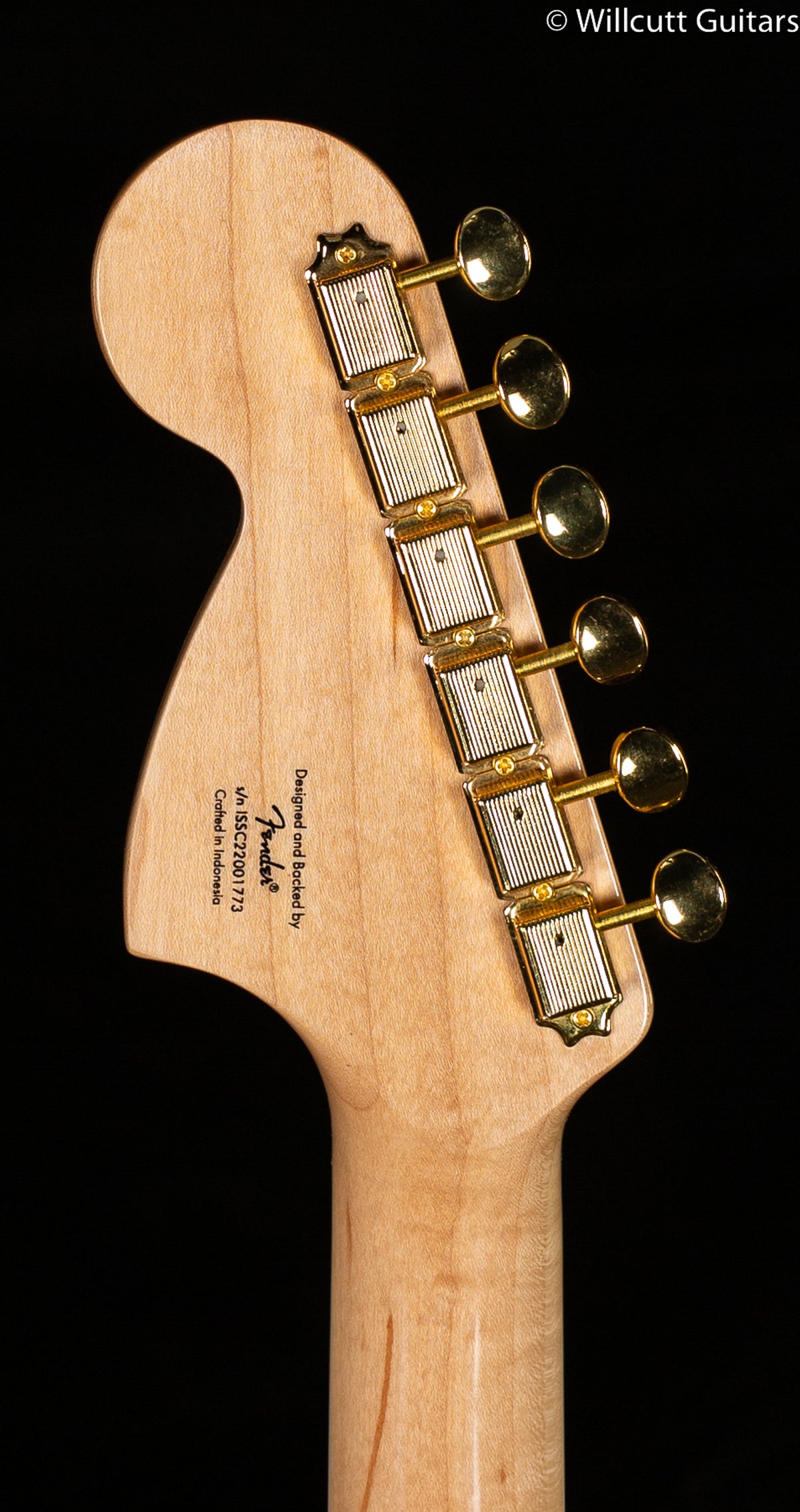Squier 40th Anniversary Stratocaster Gold Edition Laurel Fingerboard Gold Anodized Pickguard, Ruby Red Metallic (773)