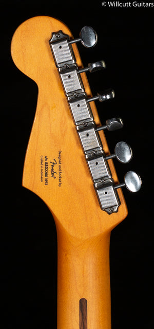 Squier 40th Anniversary Stratocaster Vintage Edition Black Anodized Pickguard Satin Wide 2-Color Sunburst (592)