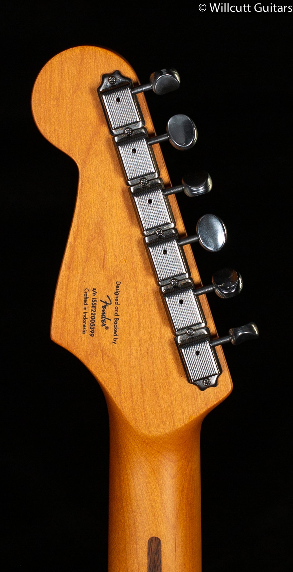 Squier 40th Anniversary Stratocaster Vintage Edition Maple Fingerboard Gold Anodized Pickguard, Satin Sea Foam Green (399)