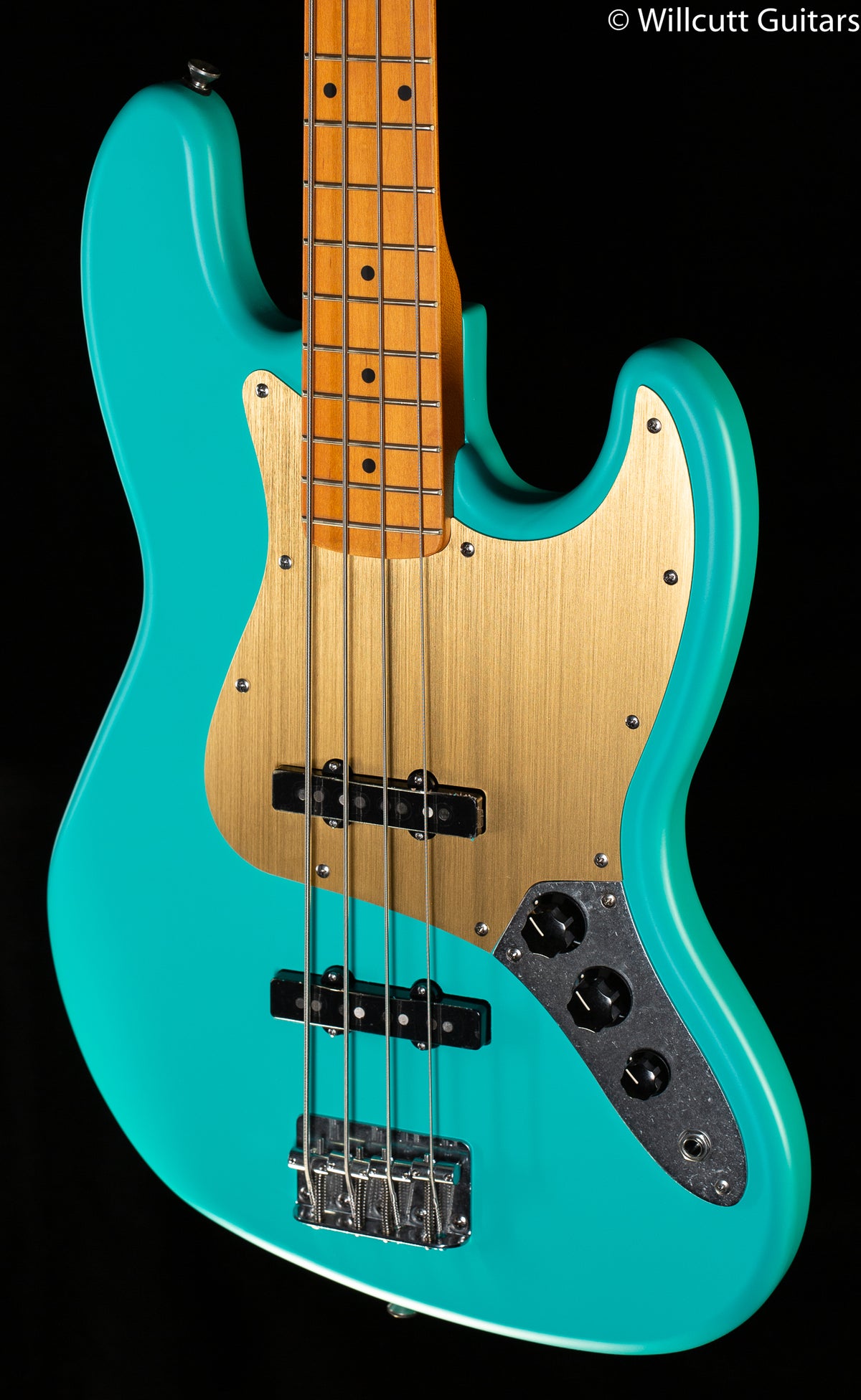 Squier 40th Anniversary Jazz Bass Vintage Edition Maple Fingerboard Satin Sea Foam Green (996)