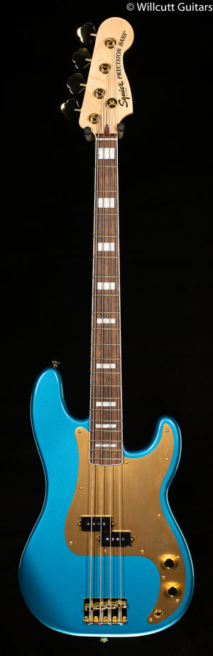 Squier 40th Anniversary Precision Bass Gold Edition Lake Placid Blue (491)