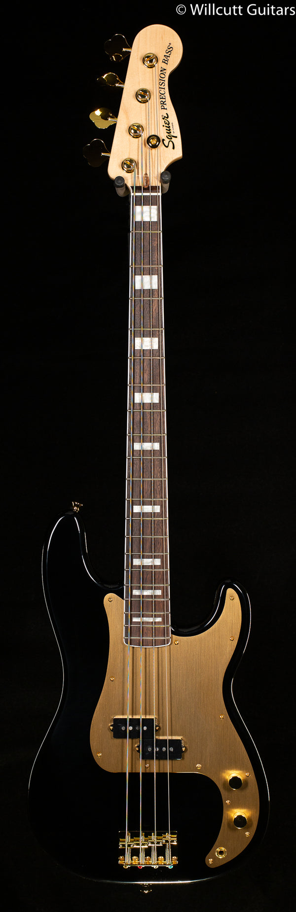 Squier 40th Anniversary Precision Bass Gold Edition Black (721