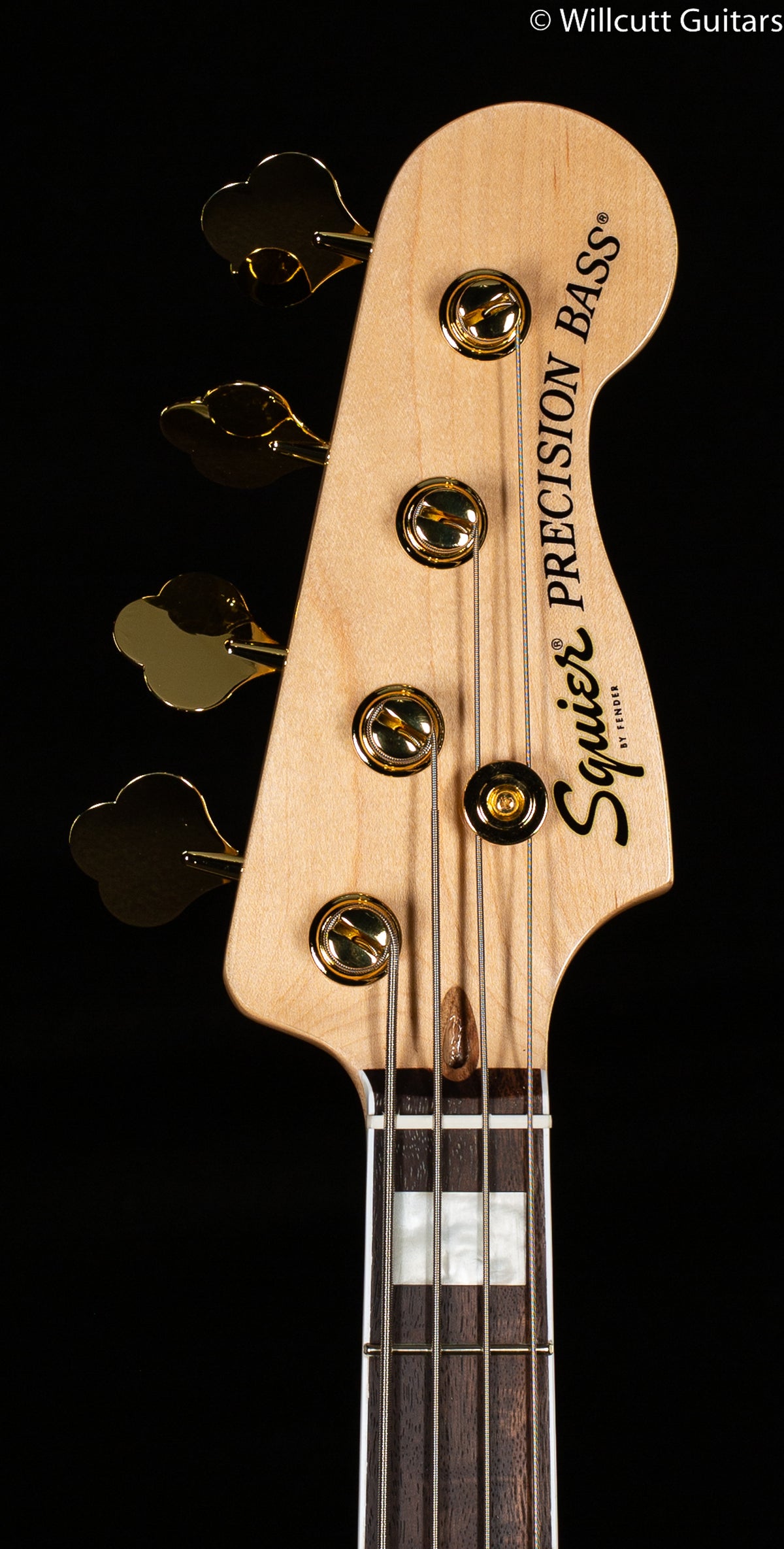 Squier 40th Anniversary Precision Bass Gold Edition Black (721 ...