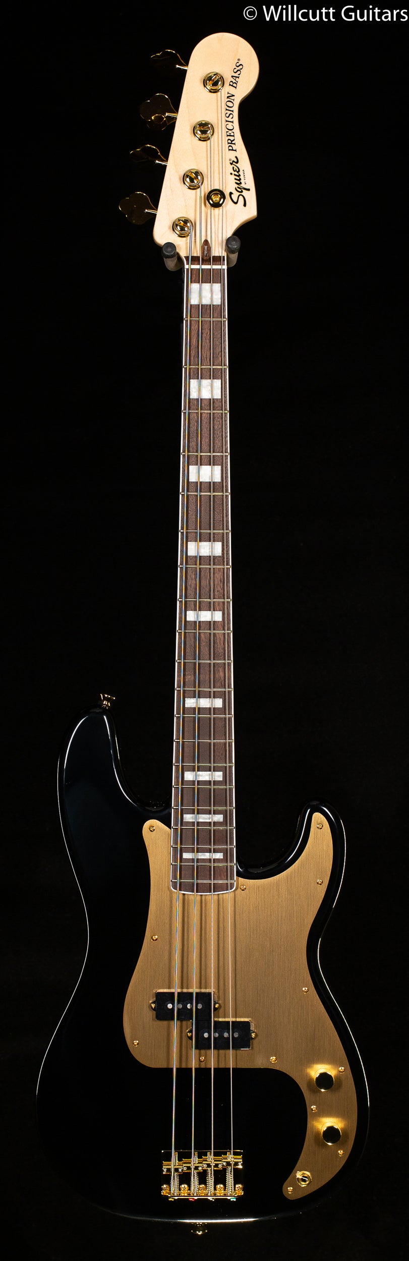 Squier 40th Anniversary Gold Edition Precision Bass - Black
