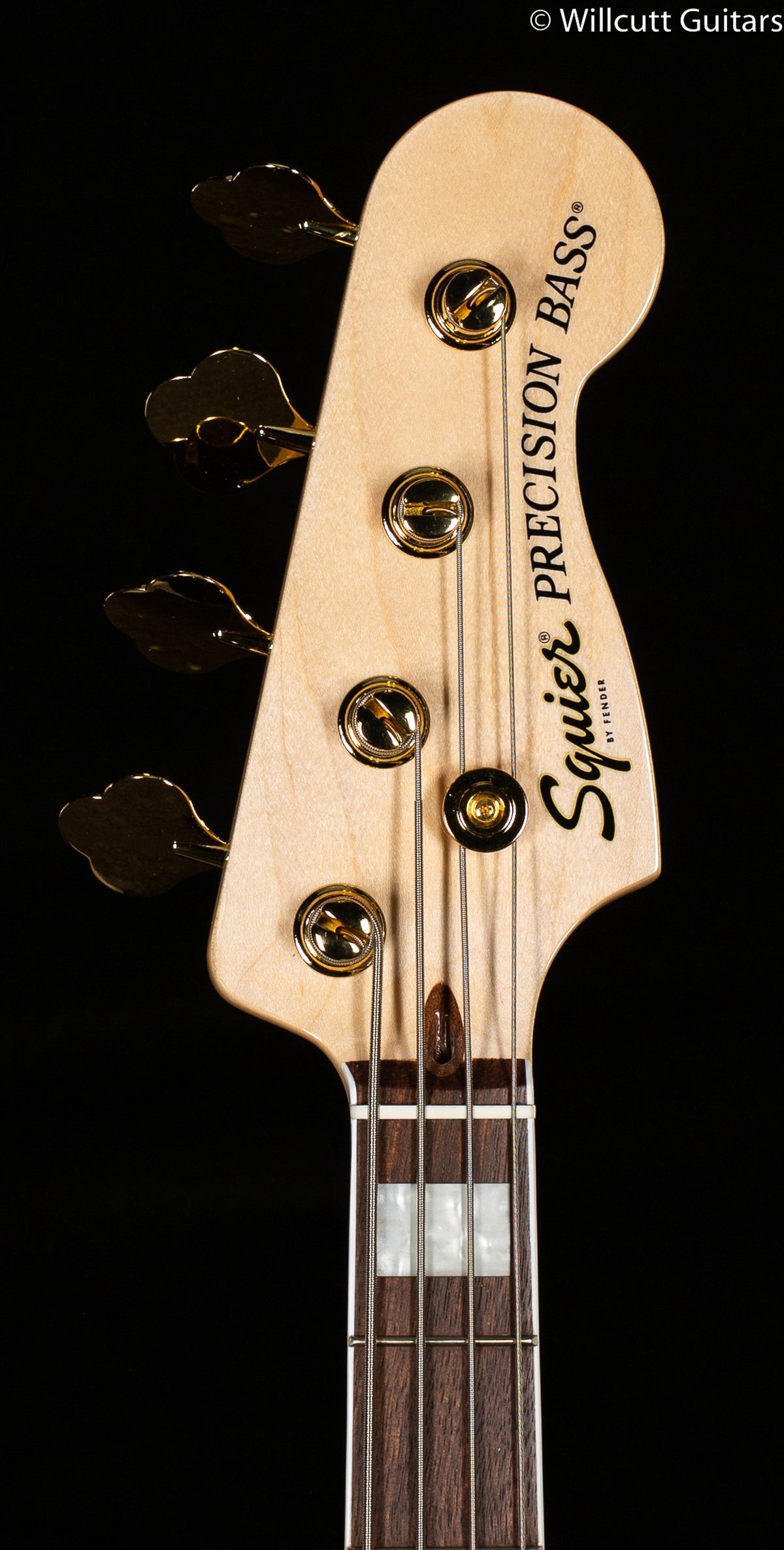 Squier 40th Anniversary Precision Bass Gold Edition Black (735)