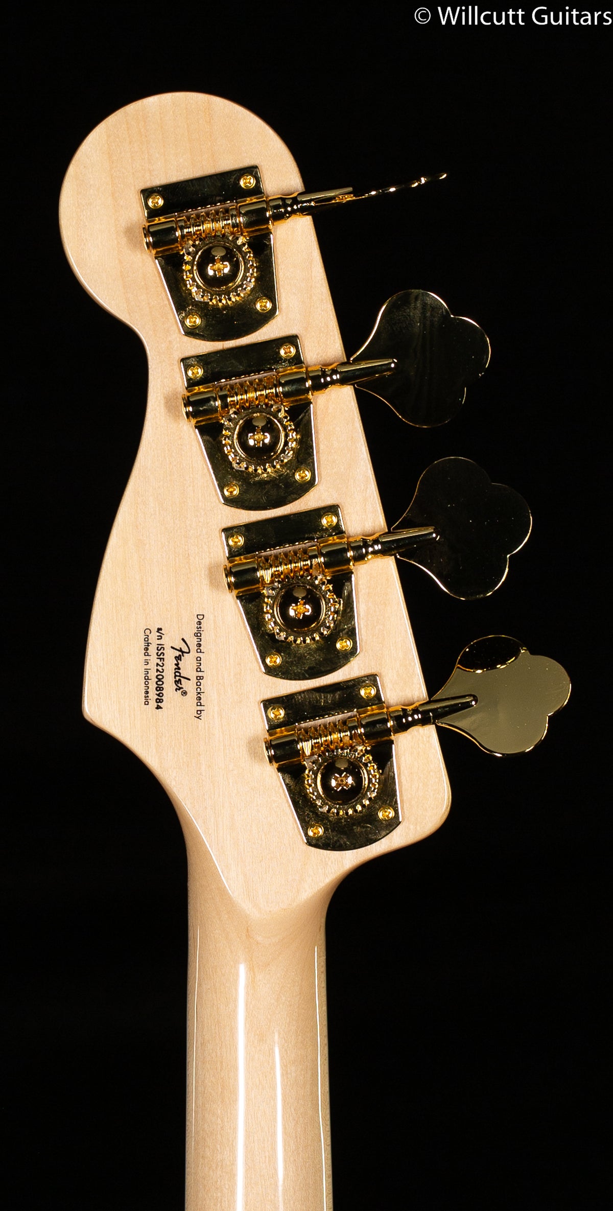 Squier 40th Anniversary Jazz Bass Gold Edition Ruby Red Metallic (984)