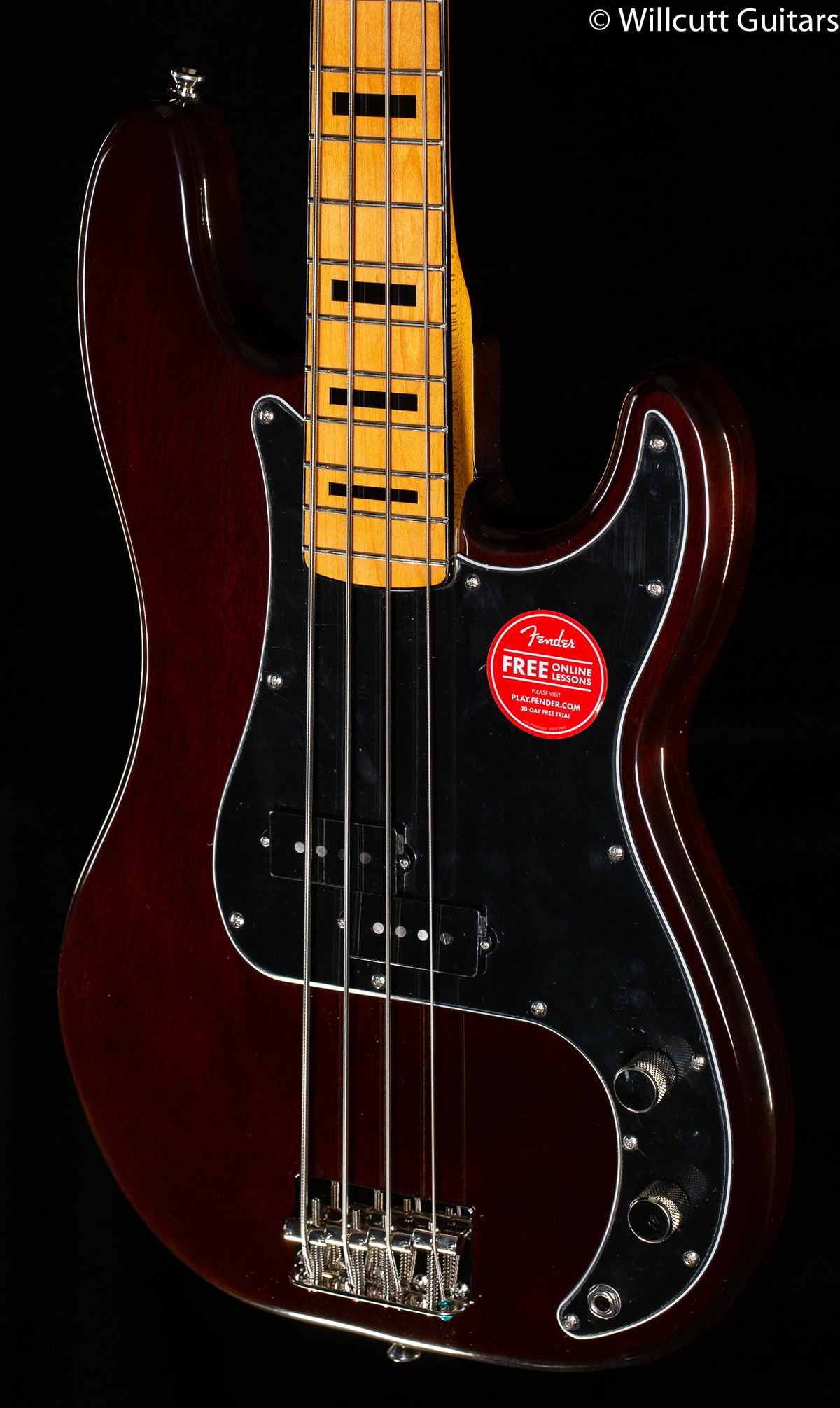 Squier Classic Vibe '70s Precision Bass, Maple Fingerboard, Walnut Bass Guitar