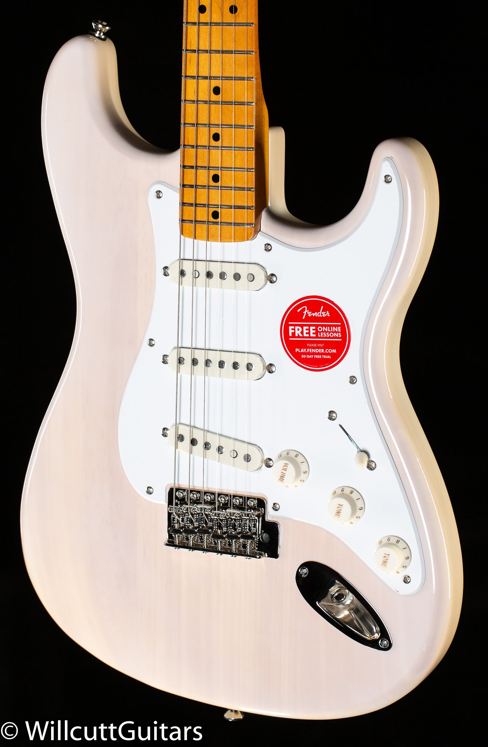 Squier Classic Vibe 50s Stratocaster White Blonde - Willcutt Guitars