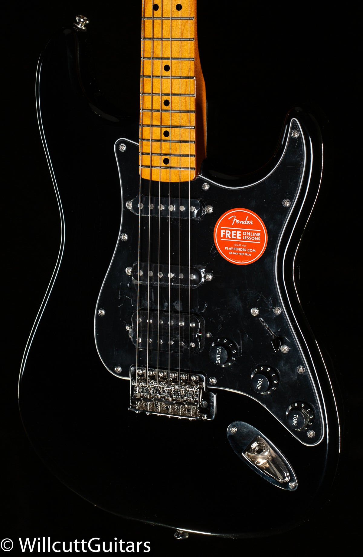 Squier Classic Vibe &#39;70s Stratocaster® HSS, Maple Fingerboard, Black (796)