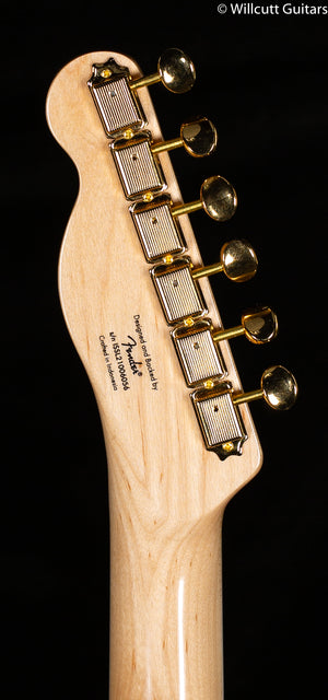 Squier 40th Anniversary Telecaster, Gold Edition, Laurel Fingerboard, Gold Anodized Pickguard, Black (056)