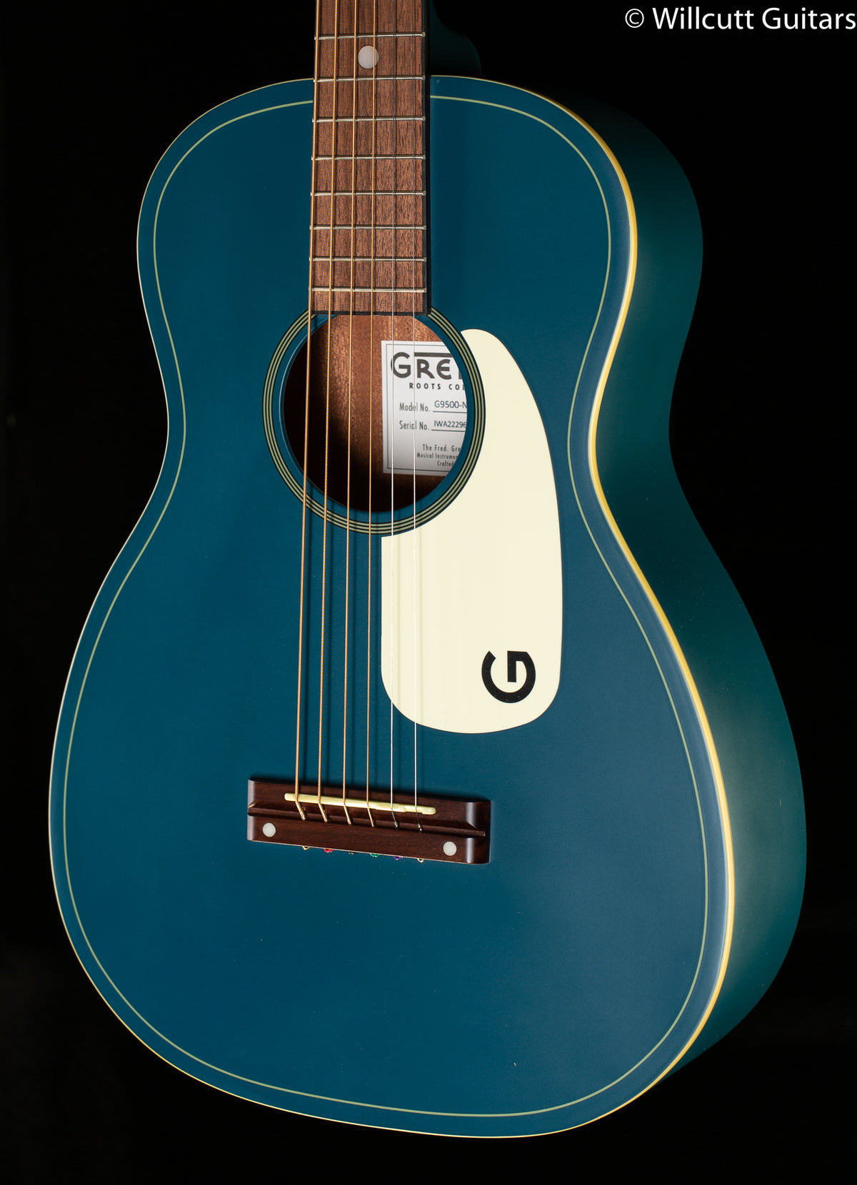 Gretsch G9500 Limited Edition Jim Dandy Black Walnut Fingerboard Nocturne Blue (600)