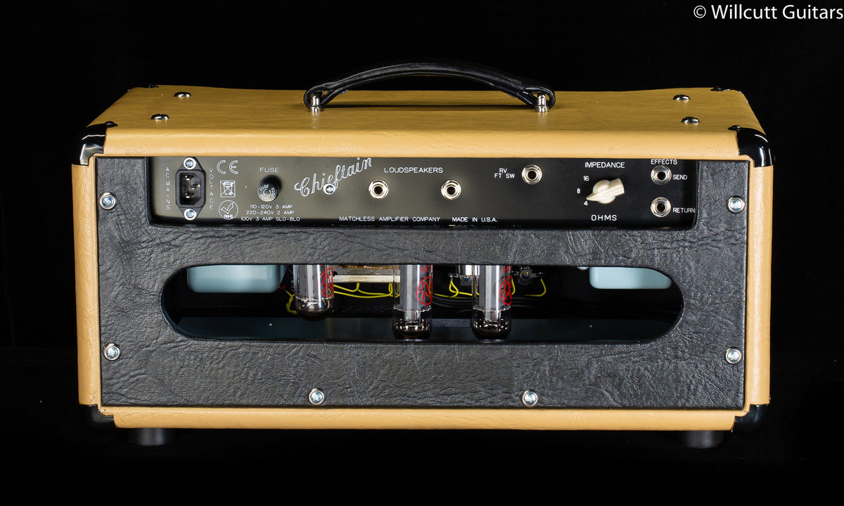 Matchless Chieftain 40 Watt Head w/Reverb, Elk/Gold