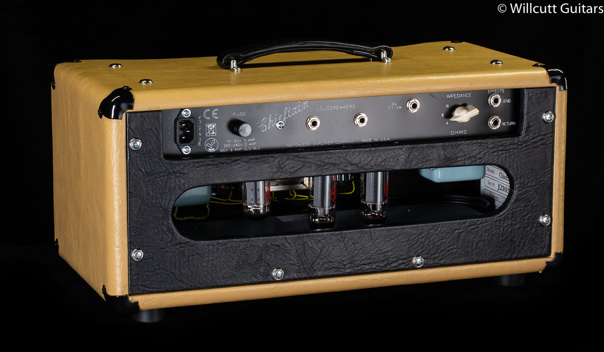 Matchless Chieftain 40 Watt Head w/Reverb, Elk/Gold