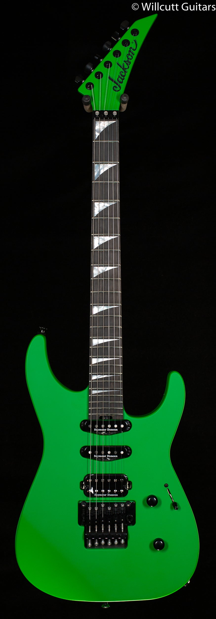 Jackson American Series Soloist SL3 Ebony Fingerboard Satin Slime Green (468)