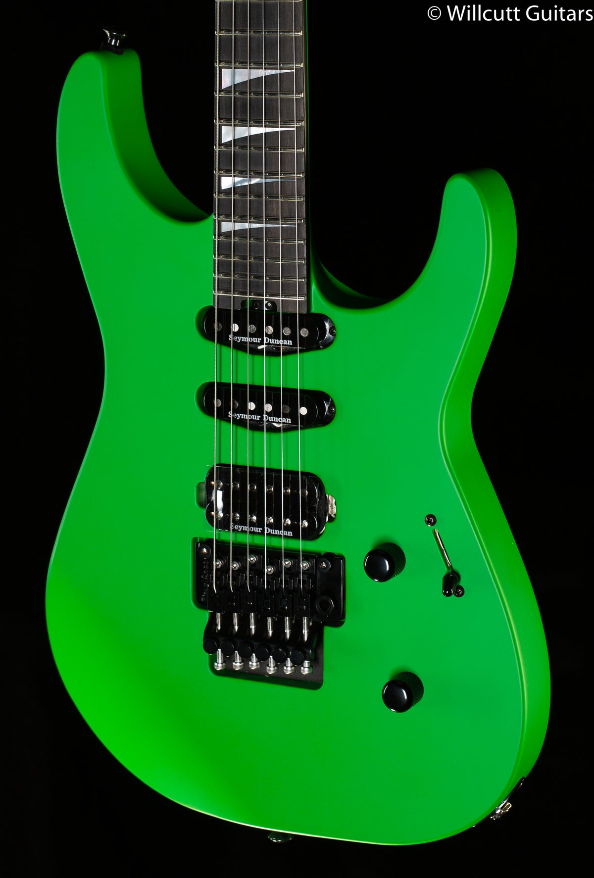 Jackson American Series Soloist SL3 Ebony Fingerboard Satin Slime Green (468)