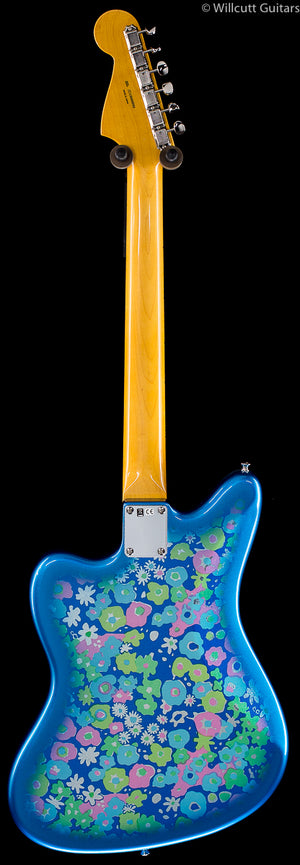 Fender MIJ Traditional ‘60s Jazzmaster®, Rosewood Fingerboard, Blue Flower(056)