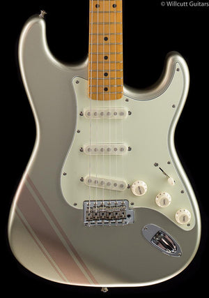 Fender FSR Traditional 50's Stratocaster Inca Silver with Shoreline Gold Stripes