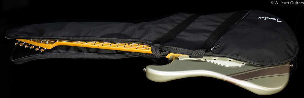 Fender FSR Traditional 50&#39;s Stratocaster Inca Silver with Shoreline Gold Stripes