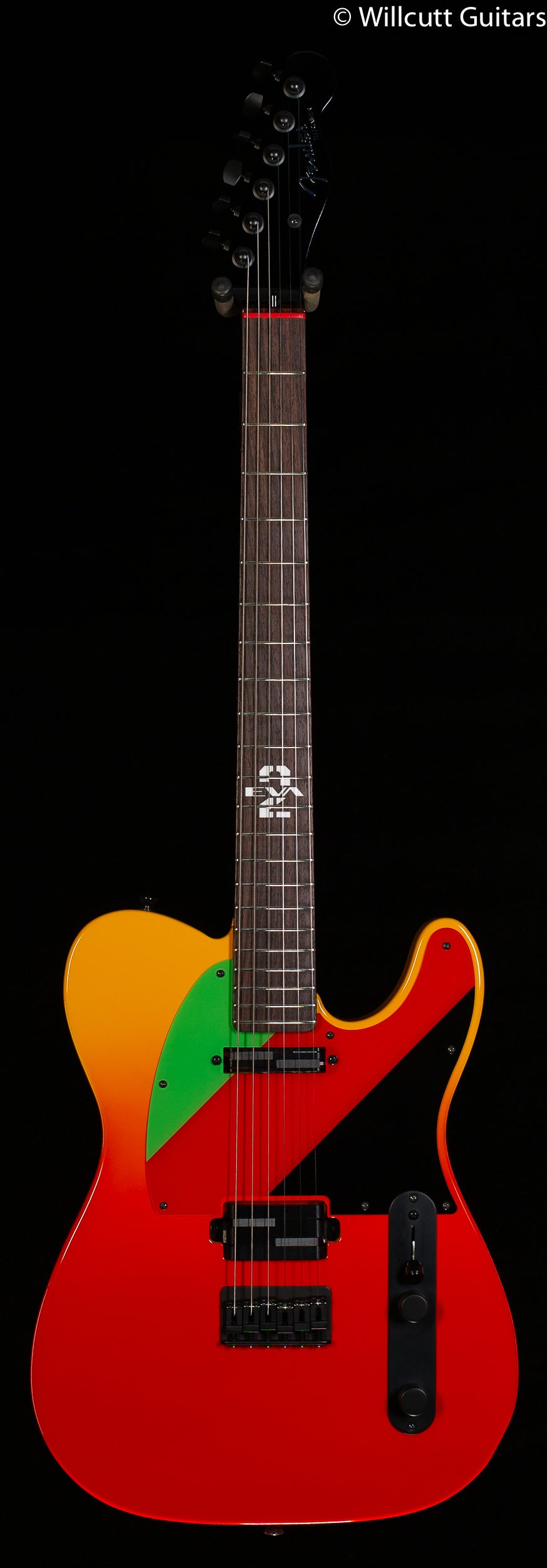 DEMO Fender Made in Japan 2020 Evangelion Asuka Telecaster Rosewood Fingerboard Asuka Red