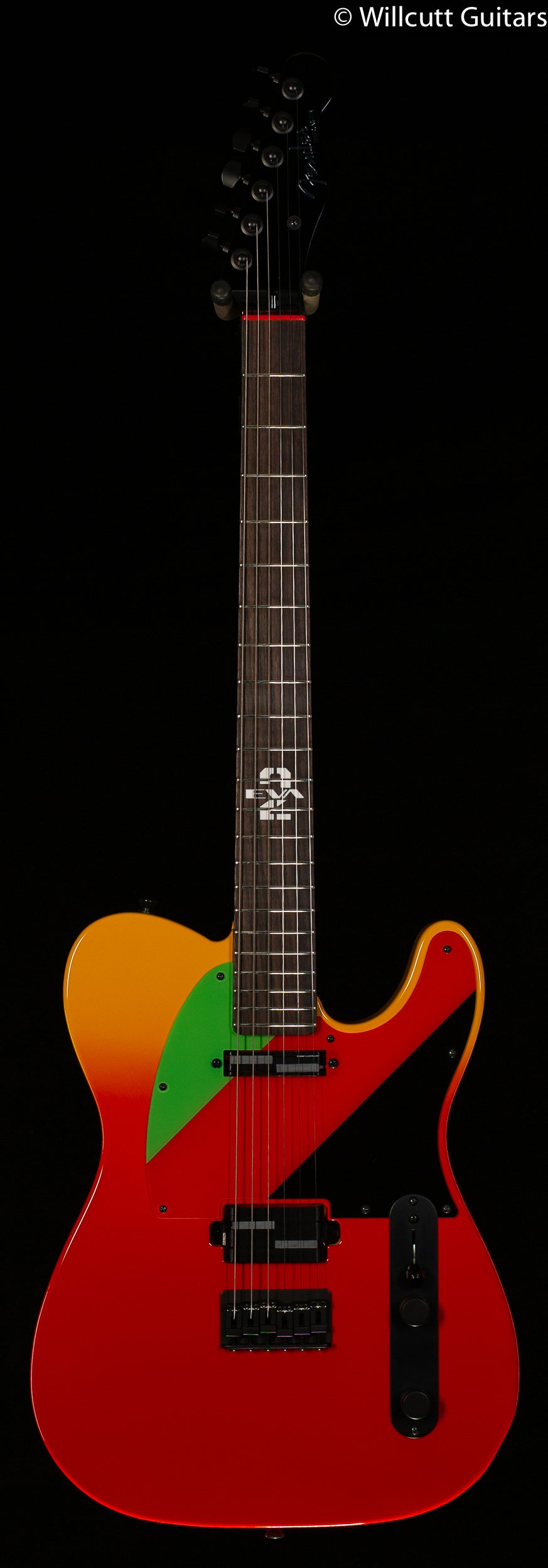 DEMO Fender Made in Japan 2020 Evangelion Asuka Telecaster Rosewood Fingerboard Asuka Red